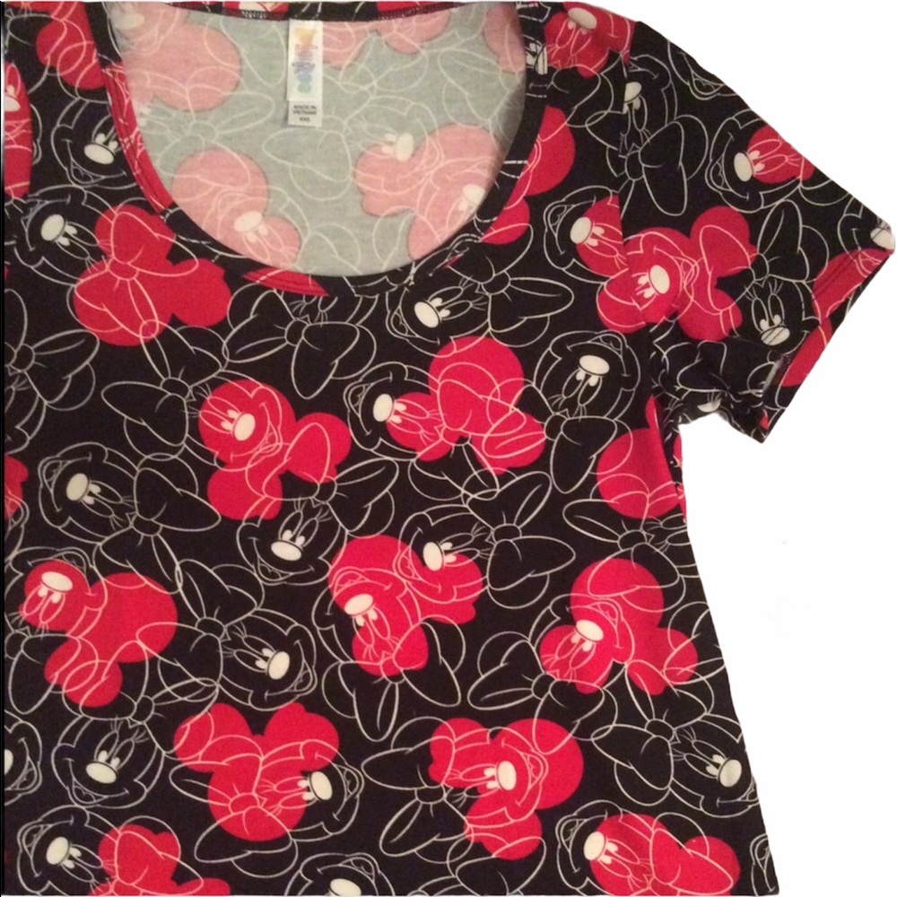 Lularoe Perfect T Minnie Mouse Top - Picture 3 of 4